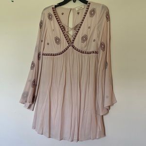 Long sleeve flowy dress